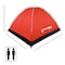 Wakeman 2 Person Camping Tent with Carrying Bag - Outdoor Tent for Backpacking by Outdoors, Red 75-CMP1021 - alternate 3